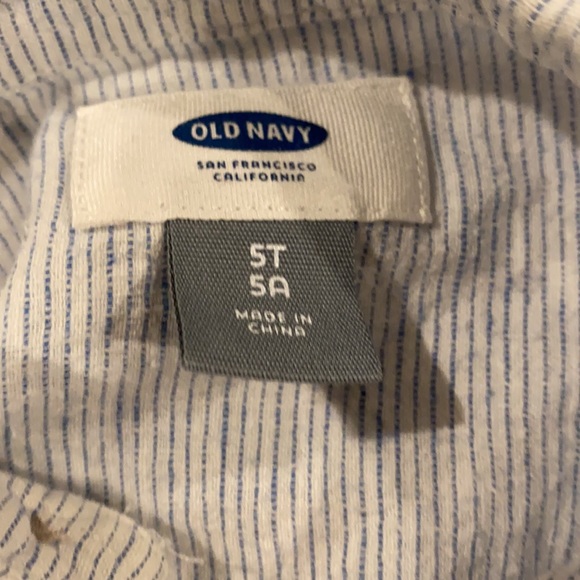 Boys size 5 cotton/linen shirt & pants bundle - Picture 6 of 11